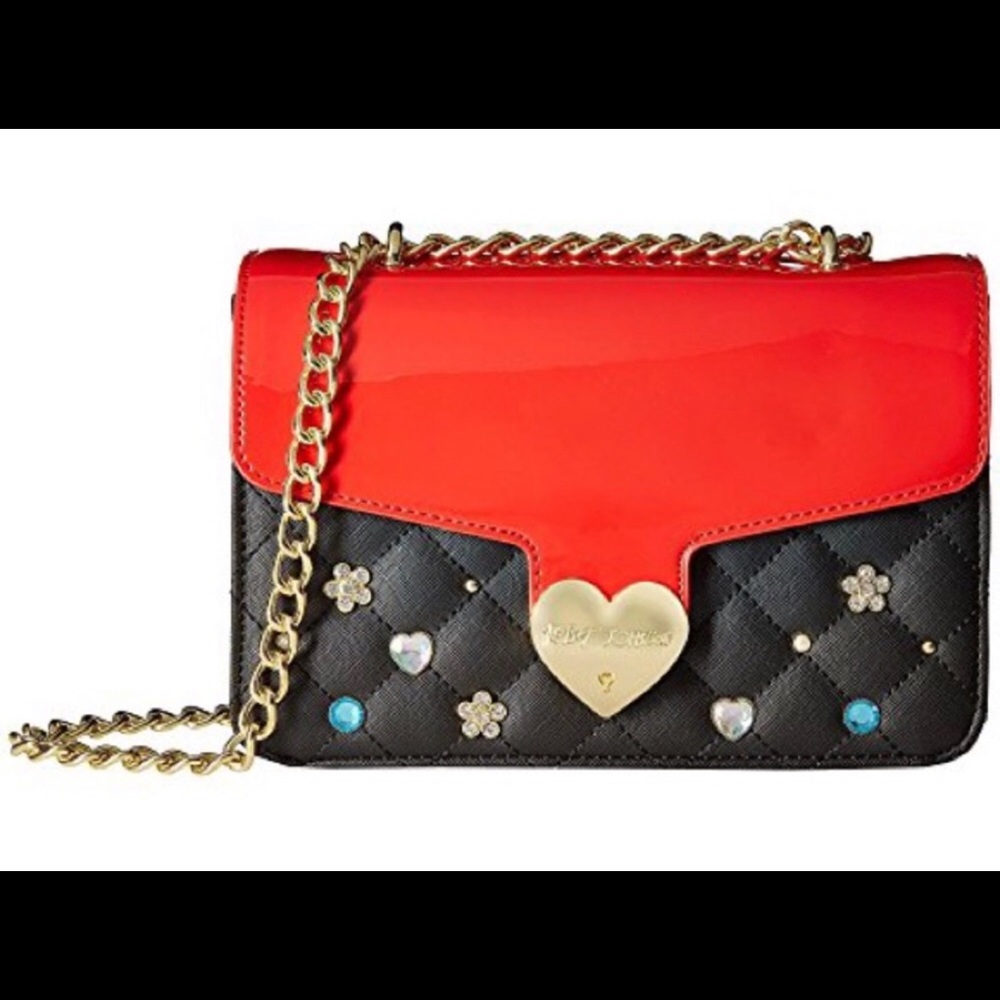 NWT Betsey Johnson Quilted Shoulder Bag